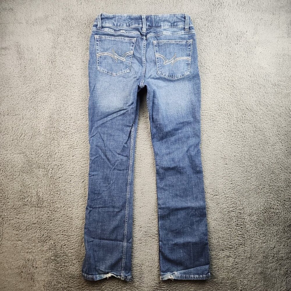 Wrangler Women’s Boot Cut Jeans Size 11 Blue Good Stretch Mid Rise Classic Denim - Picture 2 of 11